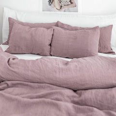 Pure Linen Duvet Cover and Pillowcase Set (3 Pieces)