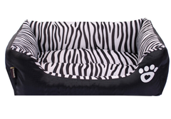 Pet Cotton Bed with Animal Print for Small Dogs