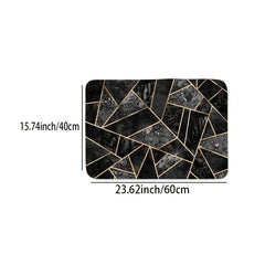 Stitching Pattern Non-Slip Floor Mat for Entryway
