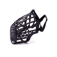Anti-Bark Dog Muzzle - Breathable Soft Plastic Grid