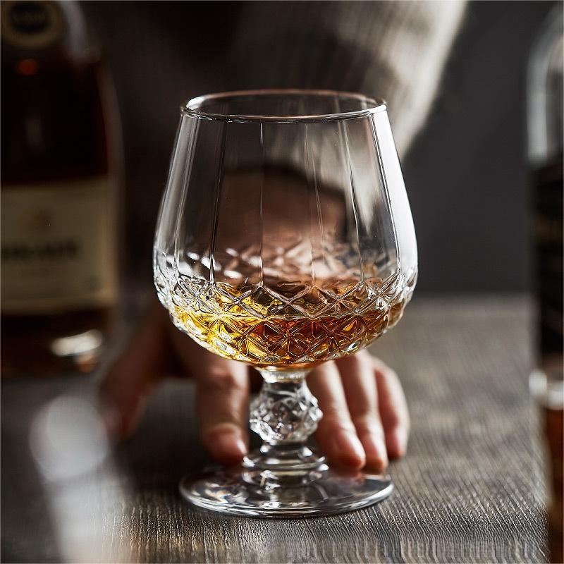 Imported Crystal Brandy and Wine Glass Set from France