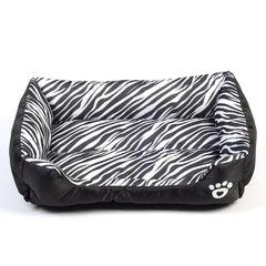 Pet Cotton Bed with Animal Print for Small Dogs