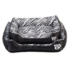 Pet Cotton Bed with Animal Print for Small Dogs