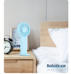 1PC Portable USB Neck Fan - Handheld & Desktop Use