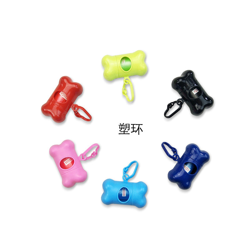 Bone-Shaped Dog Pooper Scooper with Aluminum Ring