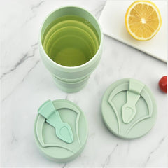 11.8oz Silicone Folding Portable Travel Cup