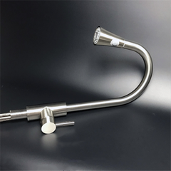 Stainless Steel Rotating Pull-Down Faucet