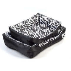 Pet Cotton Bed with Animal Print for Small Dogs
