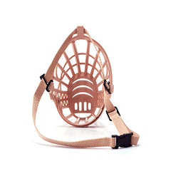 Anti-Bark Dog Muzzle - Breathable Soft Plastic Grid
