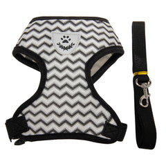 Reflective Wave Pattern I-Type Chest Strap for Pets