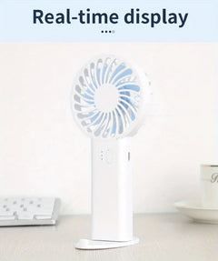 1PC Portable USB Neck Fan - Handheld & Desktop Use