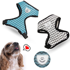 Reflective Wave Pattern I-Type Chest Strap for Pets