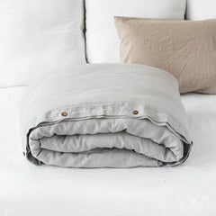 Pure Linen Duvet Cover and Pillowcase Set (3 Pieces)