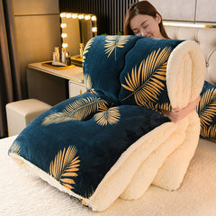 Winter Milk Velvet Lamb Fleece Duvet for Students