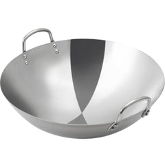 Stainless Steel Double Ear Frying Pan for Apple Compatibility