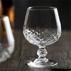 Imported Crystal Brandy and Wine Glass Set from France