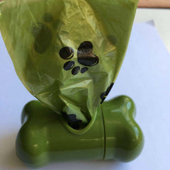 Bone-Shaped Dog Pooper Scooper with Aluminum Ring